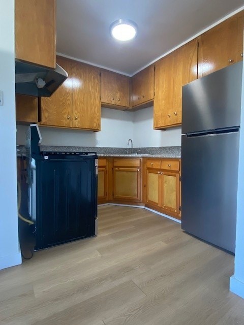 Floor plan for 2 beds, 1 bath
